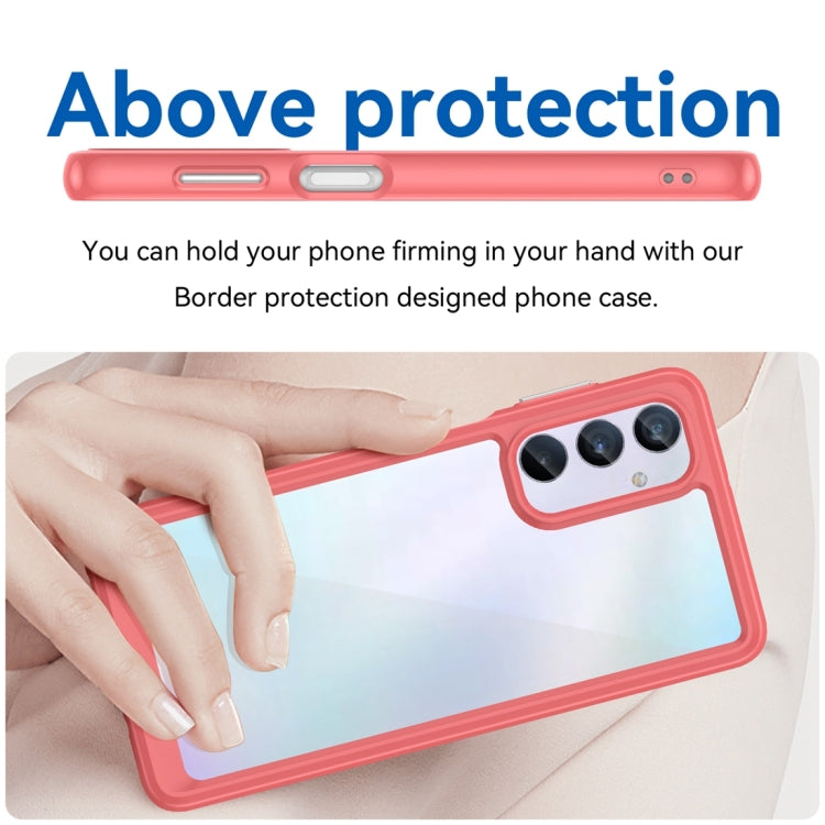 For Samsung Galaxy M54 5G Colorful Series Acrylic + TPU Phone Case(Red) - free shipping - PMC TechLife - Order now!