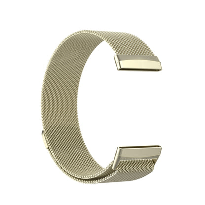 For Fitbit Versa 4 Milanese Magnetic Metal Weave Watchband, Small Size(Official Gold) -  by PMC Jewellery | Online Shopping South Africa | PMC Jewellery