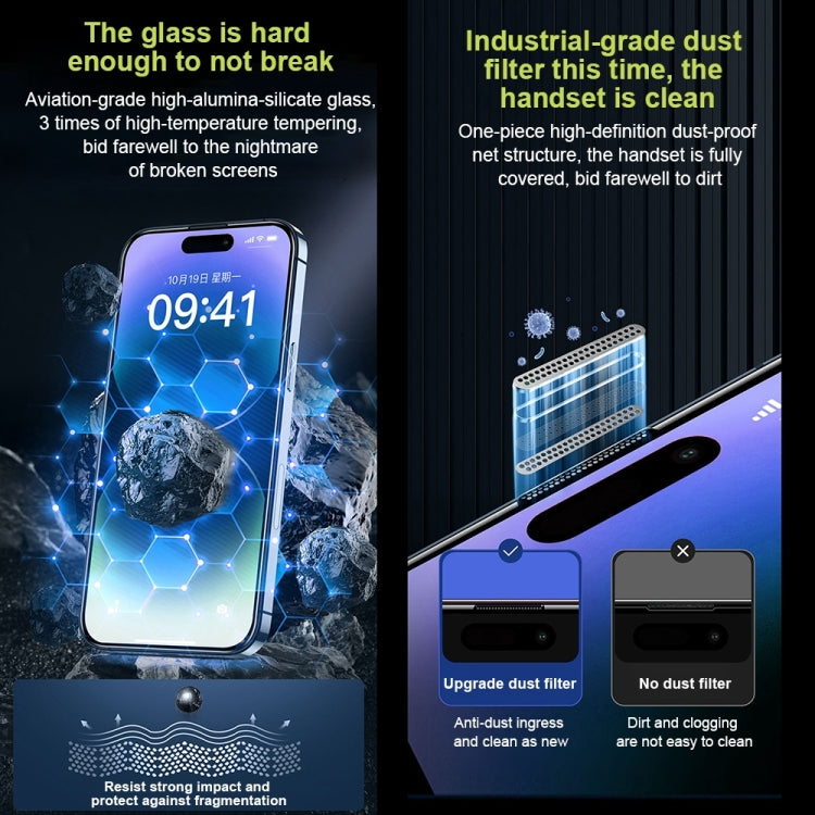 For iPhone 14 Plus WK WTP-066 King Kong Vacha 9D Curved HD Tempered Glass Film(Black) - iPhone 14 Plus Tempered Glass by WK | Online Shopping South Africa | PMC Jewellery