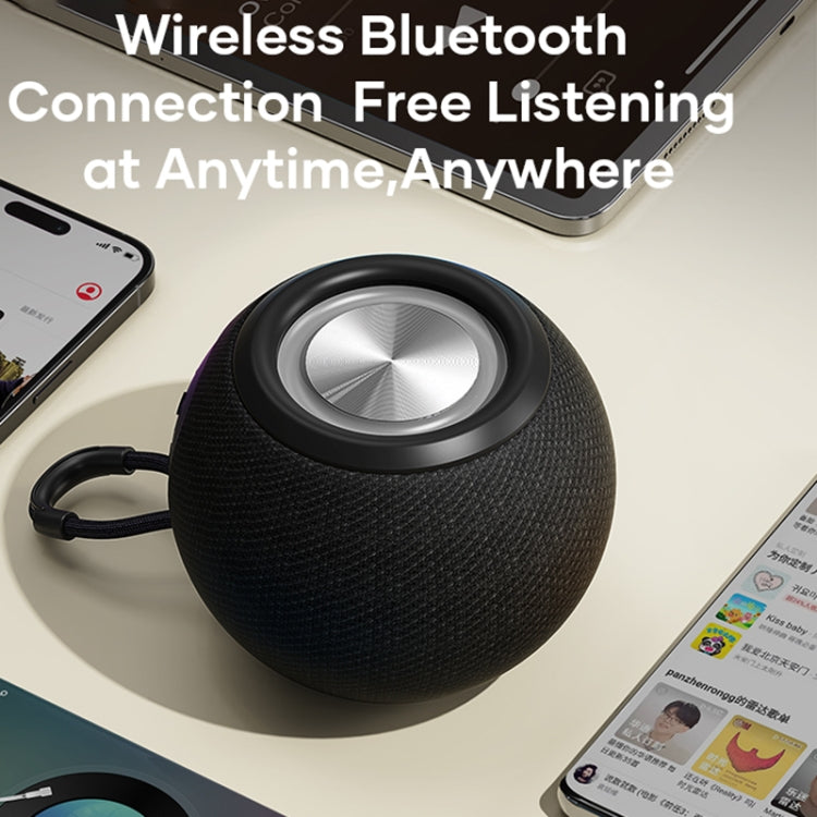 ROCK RAU0758 Portable Bluetooth Speaker(Black) - Desktop Speaker by ROCK | Online Shopping South Africa | PMC TechLife | Buy Now Pay Later Mobicred