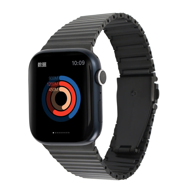 Ocean Metal Replacement Watch Band For Apple Watch 2 42 mm(Black) -  by PMC TechLife | Online Shopping South Africa | PMC TechLife