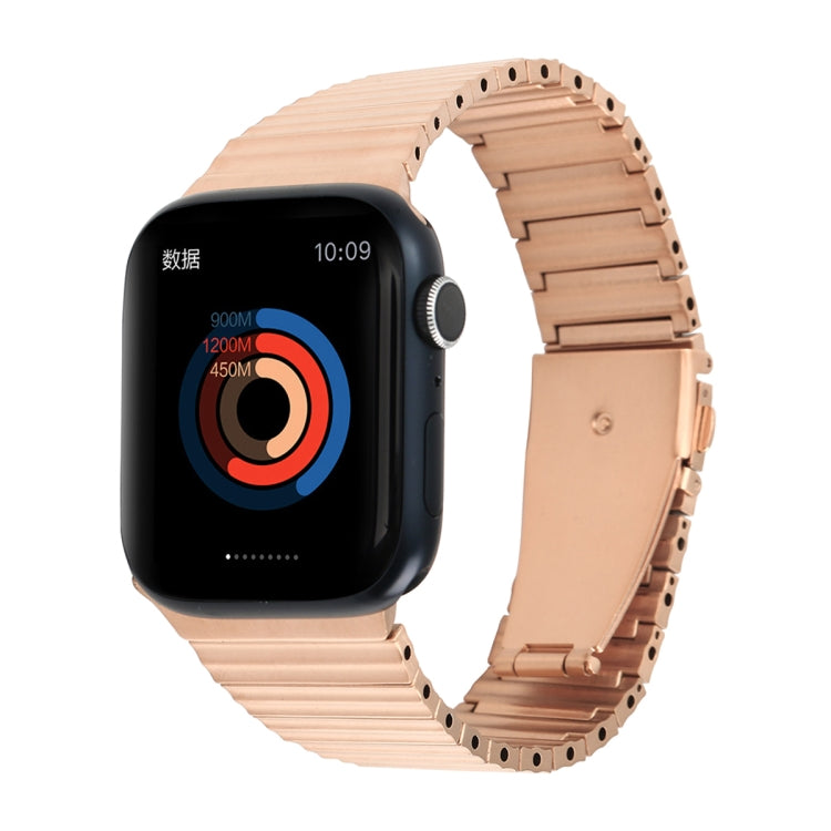 Ocean Metal Replacement Watch Band For Apple Watch 2 42 mm(Rose Gold) - Watch Bands by PMC TechLife | Online Shopping South Africa | PMC TechLife