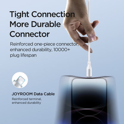 JOYROOM S-2T3018A15 Ice-Crystal Series 1.2m 3.5A USB+Type-C to 8 Pin+Type-C+Micro USB 3 in 2 Fast Charging Cable(White) - Multifunction Cable by JOYROOM | Online Shopping South Africa | PMC Jewellery