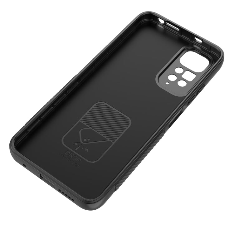For Xiaomi Redmi Note 11 Wavy Texture TPU Phone Case with Lens Film(Grey) - free shipping - PMC TechLife - Order now!