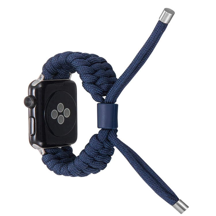 Stretch Plain Silicone Bean Watch Band For Apple Watch Ultra 49mm(Navy Blue) -  by PMC TechLife | Online Shopping South Africa | PMC TechLife