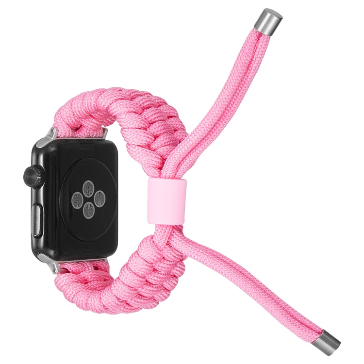 Stretch Plain Silicone Bean Watch Band For Apple Watch 8 41mm(Light Pink) -  by PMC TechLife | Online Shopping South Africa | PMC TechLife