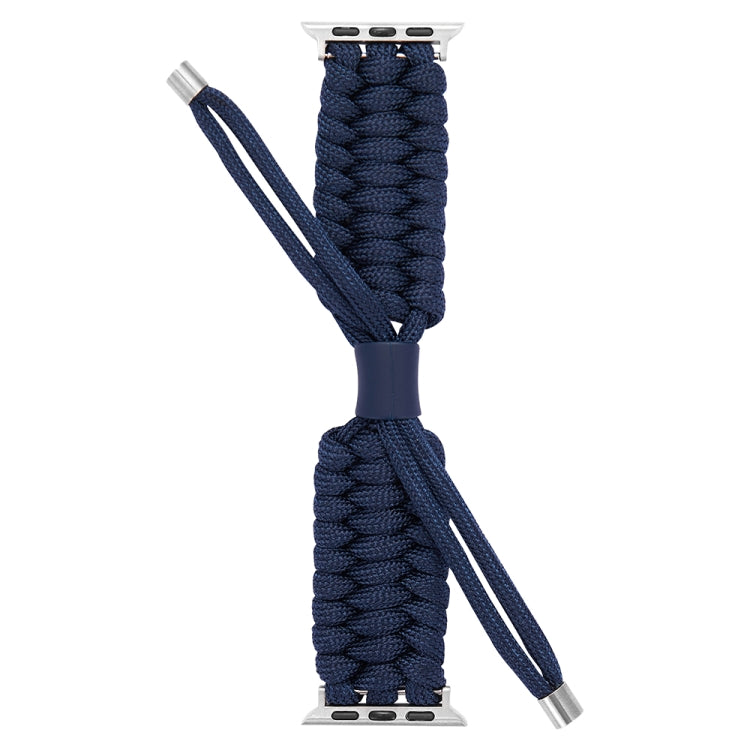 Stretch Plain Silicone Bean Watch Band For Apple Watch 7 41mm(Navy Blue) -  by PMC TechLife | Online Shopping South Africa | PMC TechLife