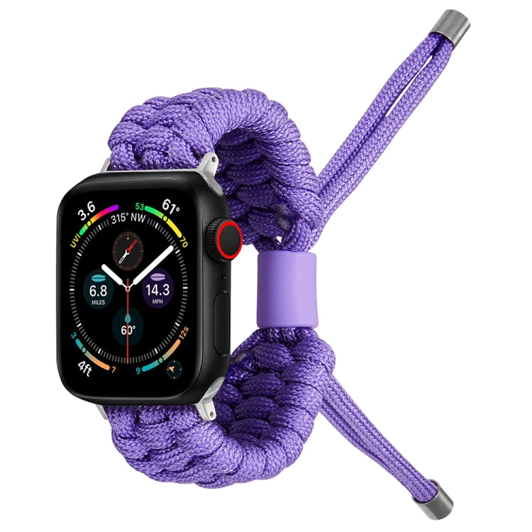 Stretch Plain Silicone Bean Watch Band For Apple Watch 7 45mm(Light Purple) -  by PMC TechLife | Online Shopping South Africa | PMC TechLife