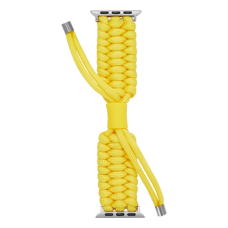 Stretch Plain Silicone Bean Watch Band For Apple Watch SE 44mm(Yellow) -  by PMC TechLife | Online Shopping South Africa | PMC TechLife