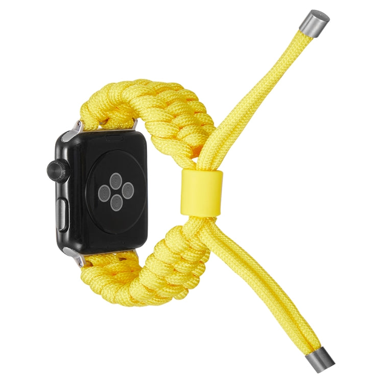 Stretch Plain Silicone Bean Watch Band For Apple Watch 6 40mm(Yellow) -  by PMC TechLife | Online Shopping South Africa | PMC TechLife