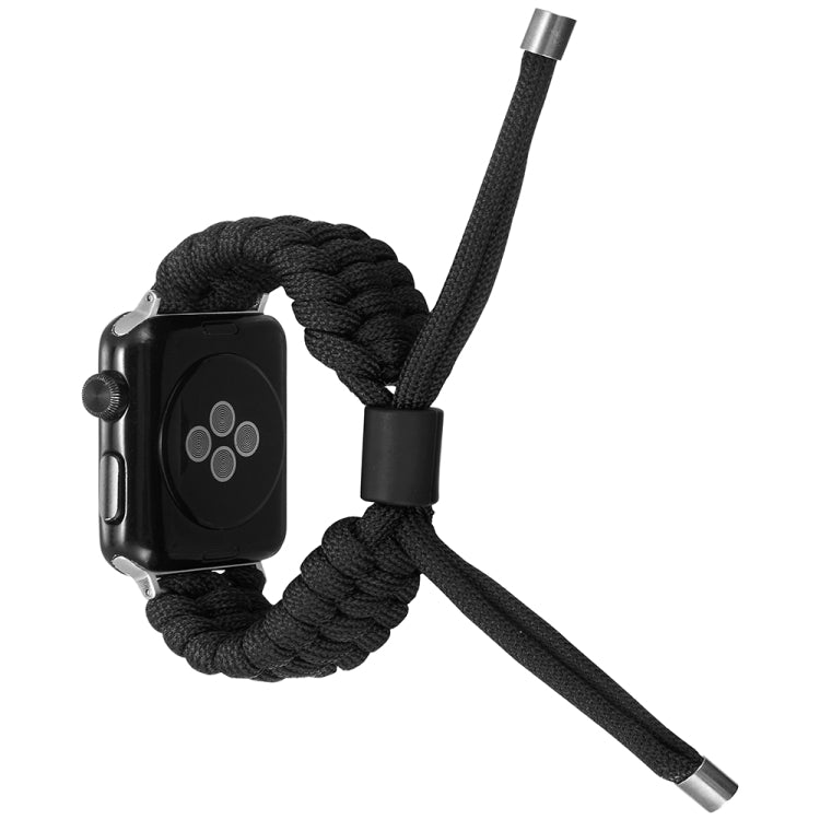 Stretch Plain Silicone Bean Watch Band For Apple Watch 5 44mm(Black) -  by PMC TechLife | Online Shopping South Africa | PMC TechLife