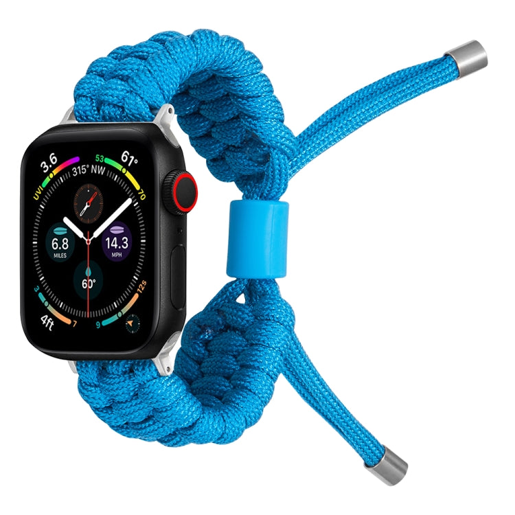 Stretch Plain Silicone Bean Watch Band For Apple Watch 3 38mm(Sky Blue) -  by PMC TechLife | Online Shopping South Africa | PMC TechLife