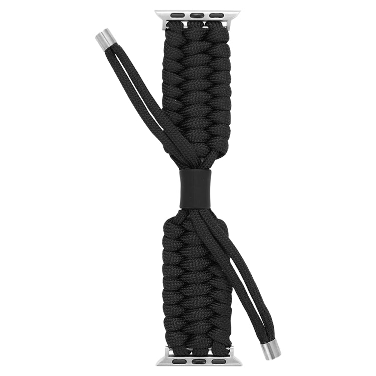 Stretch Plain Silicone Bean Watch Band For Apple Watch 2 42 mm(Black) -  by PMC TechLife | Online Shopping South Africa | PMC TechLife