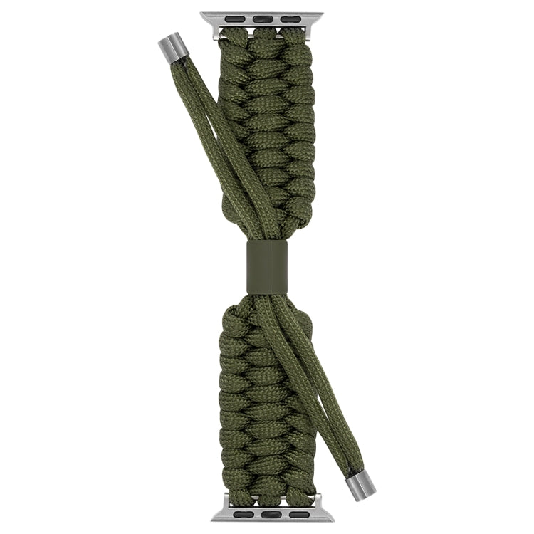 Stretch Plain Silicone Bean Watch Band For Apple Watch 2 42 mm(Army Green) -  by PMC TechLife | Online Shopping South Africa | PMC TechLife