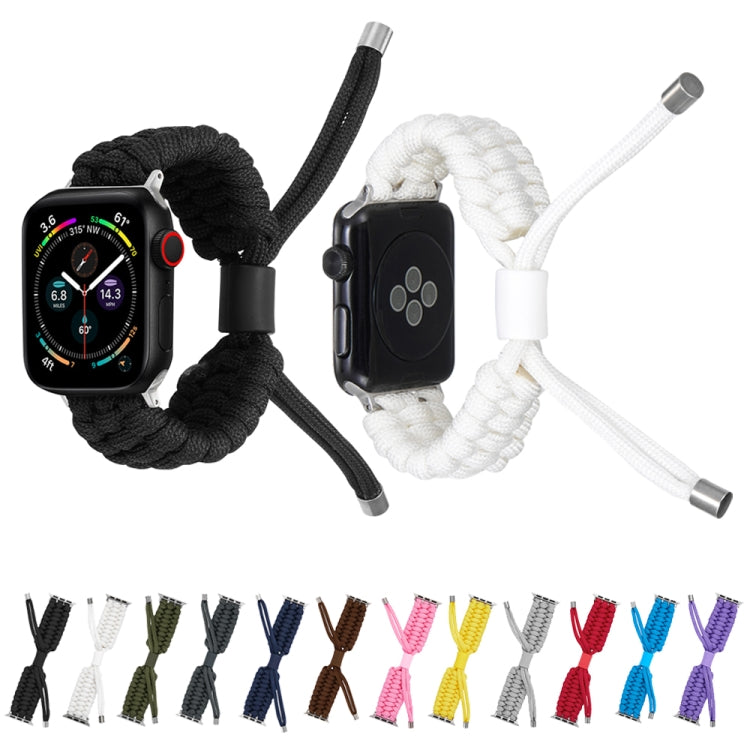 Stretch Plain Silicone Bean Watch Band For Apple Watch SE 2023 44mm(Coffee Brown) - Watch Bands by PMC TechLife | Online Shopping South Africa | PMC TechLife