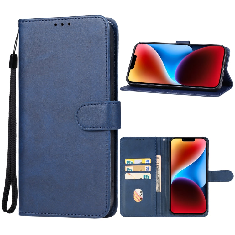 For iPhone 15 Leather Phone Case(Blue) - iPhone 15 Cases by PMC Jewellery | Online Shopping South Africa | PMC Jewellery