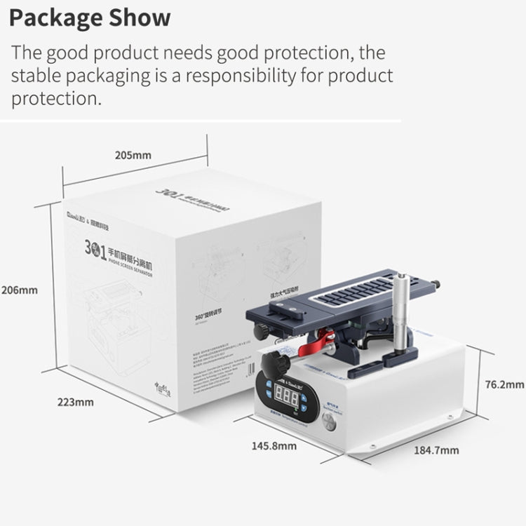 QianLi 3 in 1 Multifunctional 7 inch LCD Screen Separator Machine, Plug:UK - Separation Equipment by QIANLI | Online Shopping South Africa | PMC Jewellery