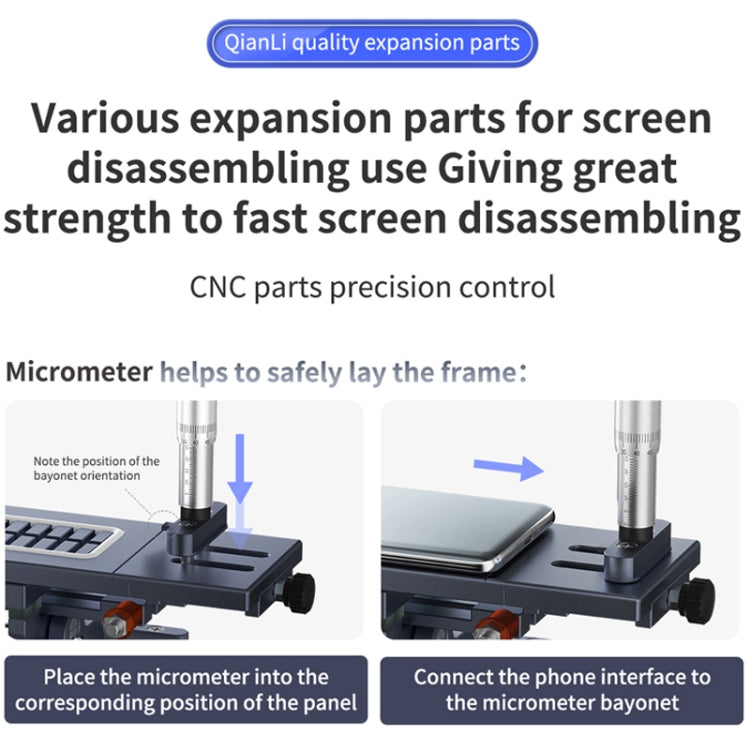 QianLi 3 in 1 Multifunctional 7 inch LCD Screen Separator Machine, Plug:UK - Separation Equipment by QIANLI | Online Shopping South Africa | PMC Jewellery