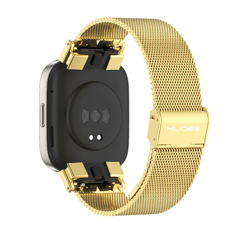 For Redmi Watch 3 Mijobs Milan Buckle Metal Watch Band(Gold) -  by MIJOBS | Online Shopping South Africa | PMC Jewellery