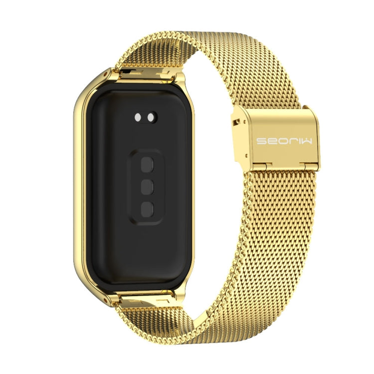 For Redmi Band 2 Mijobs Metal Shell + Milan Buckle Metal Watch Band(Gold) -  by MIJOBS | Online Shopping South Africa | PMC Jewellery