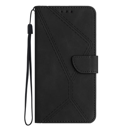 For iPhone 13 Pro Stitching Embossed Leather Phone Case(Black) - iPhone 13 Pro Cases by PMC Jewellery | Online Shopping South Africa | PMC Jewellery