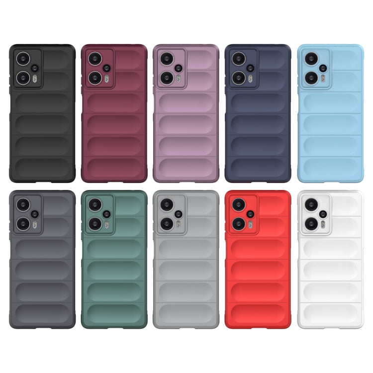 For Xiaomi Redmi Note 12 Turbo Magic Shield TPU + Flannel Phone Case(Dark Green) - free shipping - PMC TechLife - Order now!