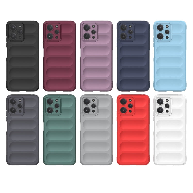 For Xiaomi Redmi 12 4G Magic Shield TPU + Flannel Phone Case(Dark Grey) - free shipping - PMC TechLife - Order now!