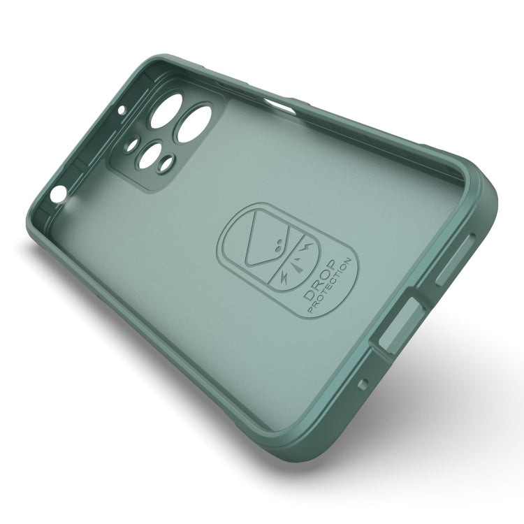 For Xiaomi Redmi 12 4G Magic Shield TPU + Flannel Phone Case(Dark Grey) - free shipping - PMC TechLife - Order now!