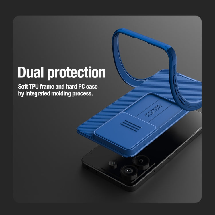 For Xiaomi Redmi Note 13 Pro 5G NILLKIN CamShield Pro PC Phone Case(Blue) - Xiaomi Cases by NILLKIN | Online Shopping South Africa | PMC TechLife | Buy Now Pay Later Mobicred
