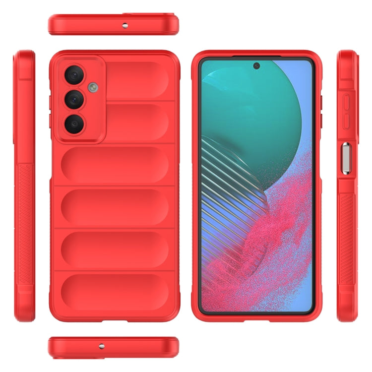 For Samsung Galaxy M54 5G Magic Shield TPU + Flannel Phone Case(Dark Grey) - free shipping - PMC TechLife - Order now!