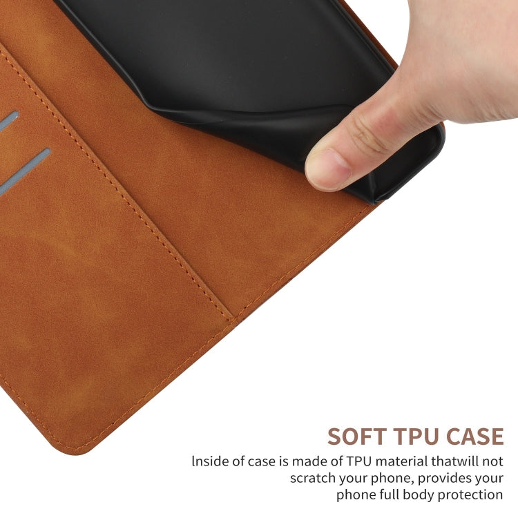 For Samsung Galaxy S23 Ultra 5G Stitching Embossed Leather Phone Case(Brown) - free shipping - PMC TechLife - Order now!