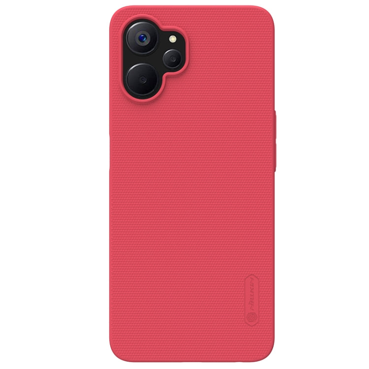 For Realme 9i 5G / 10 5G / 10T 5G NILLKIN Frosted PC Phone Case(Red) - Realme Cases by NILLKIN | Online Shopping South Africa | PMC Jewellery