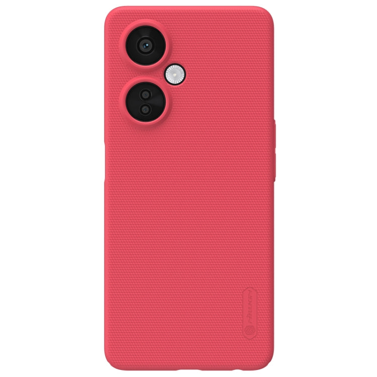 For OnePlus Nord CE 3 Lite NILLKIN Frosted PC Phone Case(Red) - OnePlus Cases by NILLKIN | Online Shopping South Africa | PMC Jewellery