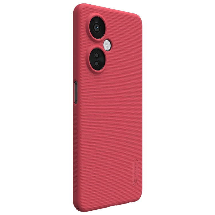 For OnePlus Nord CE 3 Lite NILLKIN Frosted PC Phone Case(Red) - free shipping - PMC TechLife - Order now!