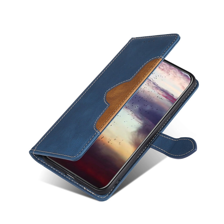 For Xiaomi Redmi Note 12S 4G Skin Feel Magnetic Buckle Leather Phone Case(Blue) - free shipping - PMC TechLife - Order now!