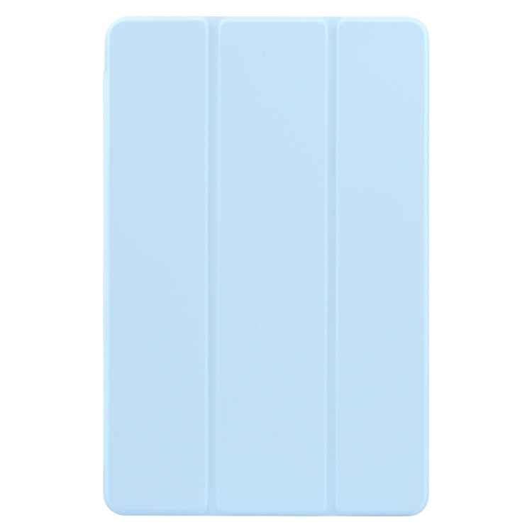 For Xiaomi Pad 6 / Pad 6 Pro Three-fold Holder Flip Tablet Leather Case(Sky Blue) -  by PMC Jewellery | Online Shopping South Africa | PMC Jewellery