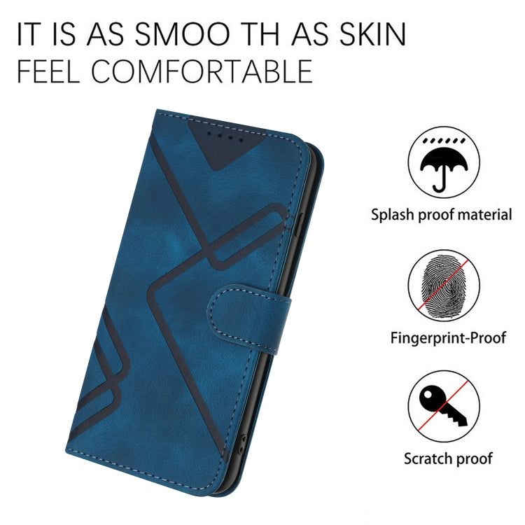 For Honor 8S Line Pattern Skin Feel Leather Phone Case(Royal Blue) - free shipping - PMC TechLife - Order now!
