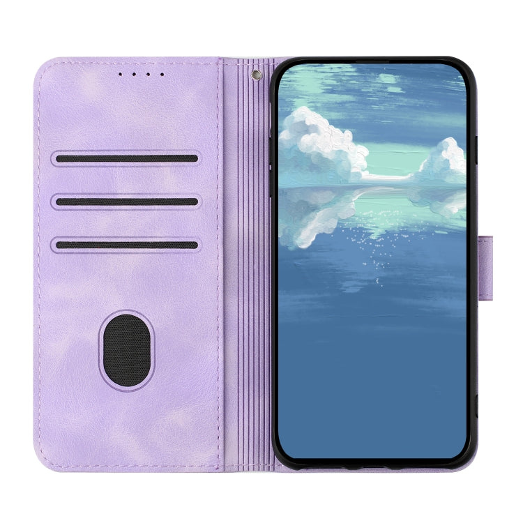 For Honor 70 Pro / 70 Pro+ Line Pattern Skin Feel Leather Phone Case(Light Purple) - free shipping - PMC TechLife - Order now!
