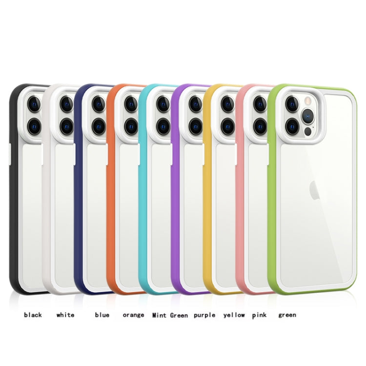 For iPhone 13 Pro Color Frame 2 in 1 Hollow Cooling Phone Case(White) - iPhone 13 Pro Cases by PMC Jewellery | Online Shopping South Africa | PMC Jewellery