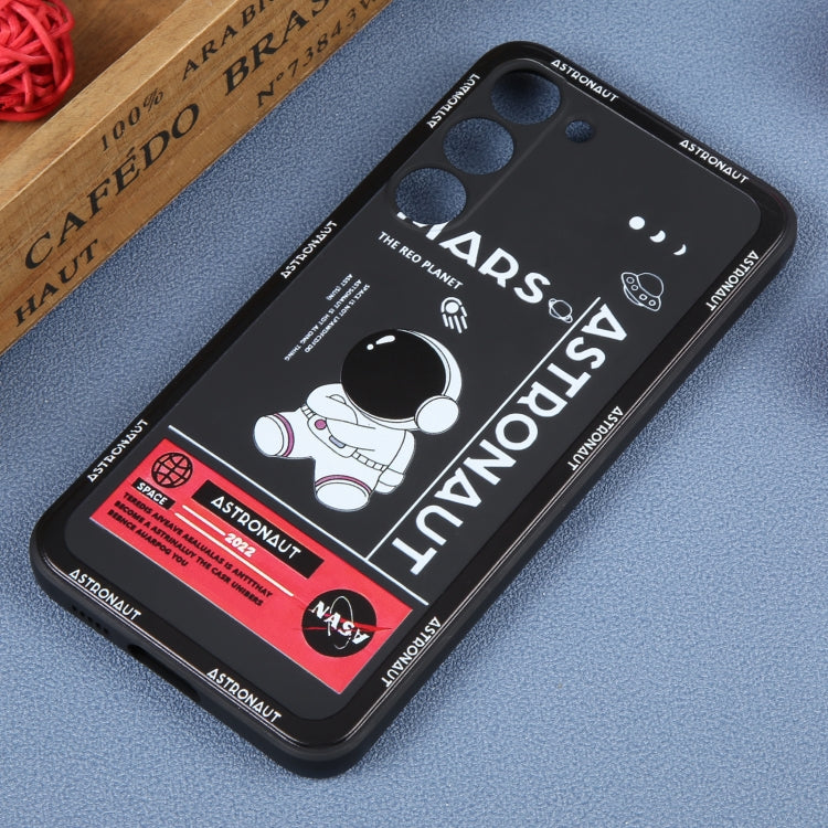 For Samsung Galaxy A81 Astronaut Pattern Silicone Straight Edge Phone Case(Mars Astronaut-Black) - free shipping - PMC TechLife - Order now!