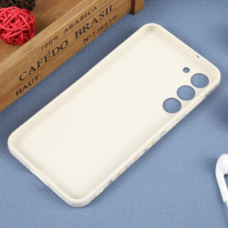 For Samsung Galaxy A81 Astronaut Pattern Silicone Straight Edge Phone Case(Planet Landing-White) - free shipping - PMC TechLife - Order now!