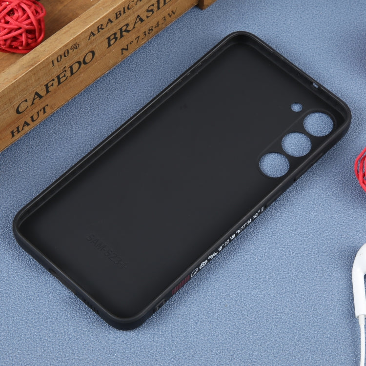 For Samsung Galaxy A73 5G Astronaut Pattern Silicone Straight Edge Phone Case(Flying Astronaut-Black) - free shipping - PMC TechLife - Order now!