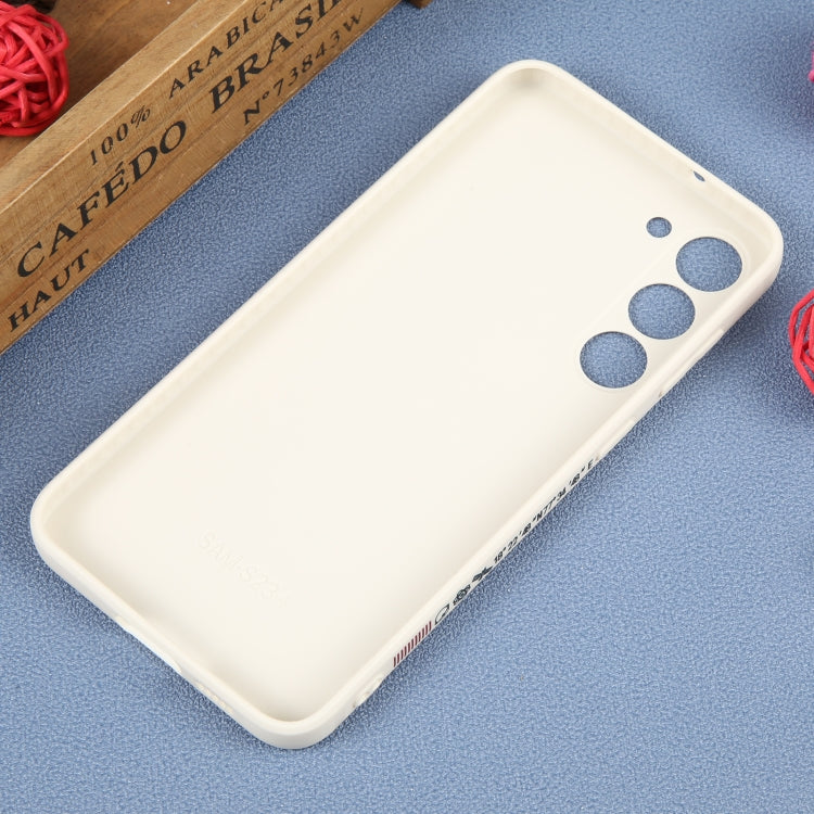 For Samsung Galaxy A32 4G Astronaut Pattern Silicone Straight Edge Phone Case(Flying Astronaut-White) - free shipping - PMC TechLife - Order now!