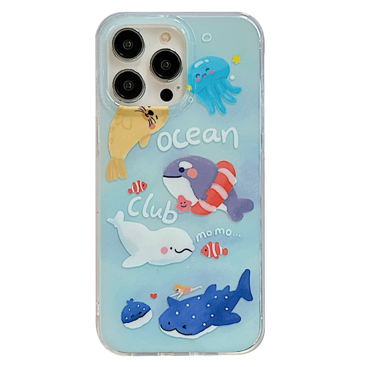 For iPhone 13 Pro Max IMD Cute Animal Pattern Phone Case(Seal) - free shipping - PMC TechLife - Order now!