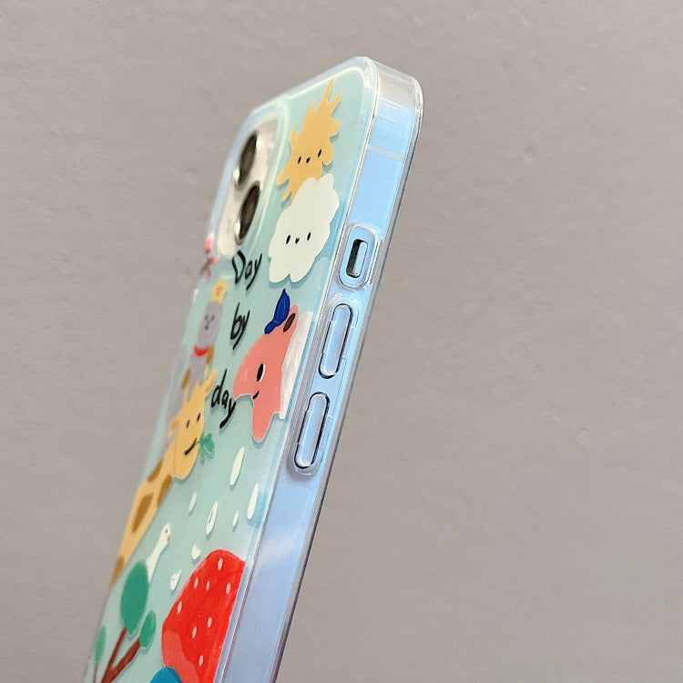For iPhone 13 Pro IMD Cute Animal Pattern Phone Case(Giraffe) - free shipping - PMC TechLife - Order now!