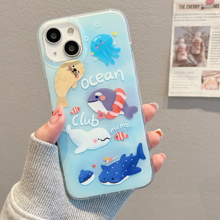 For iPhone 12 Pro Max IMD Cute Animal Pattern Phone Case(Seal) - free shipping - PMC TechLife - Order now!