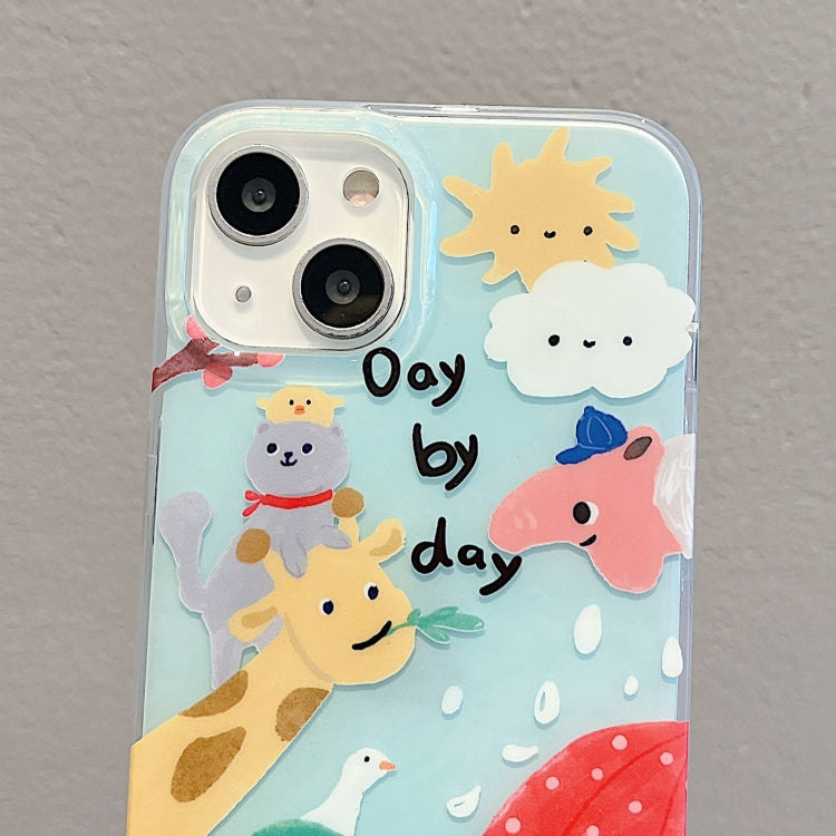 For iPhone 12 Pro IMD Cute Animal Pattern Phone Case(Giraffe) - free shipping - PMC TechLife - Order now!