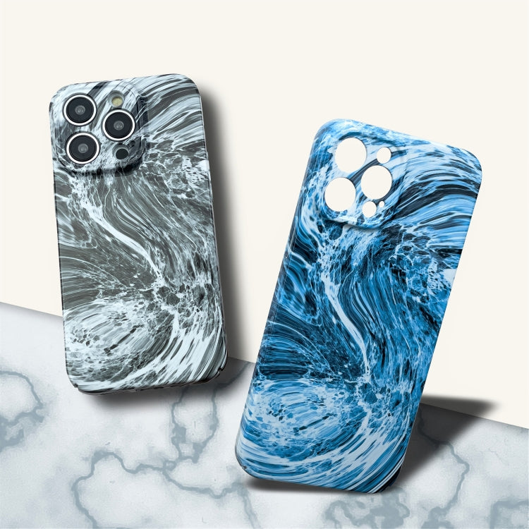 For iPhone 14 Plus Marble Pattern Phone Case(Black White) - iPhone 14 Plus Cases by PMC TechLife | Online Shopping South Africa | PMC TechLife