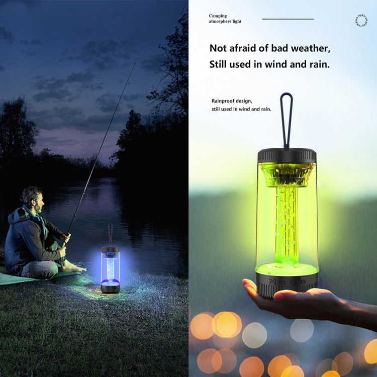 Z15 Portable RGB Atmosphere Light Outdoor Wireless Bluetooth Speaker(Black) - Desktop Speaker by PMC TechLife | Online Shopping South Africa | PMC TechLife