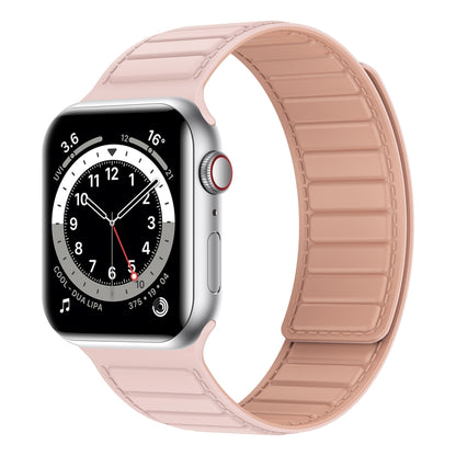 Magnetic Silicone Watch Band For Apple Watch SE 40mm(Pink) - Watch Bands by PMC Jewellery | Online Shopping South Africa | PMC Jewellery